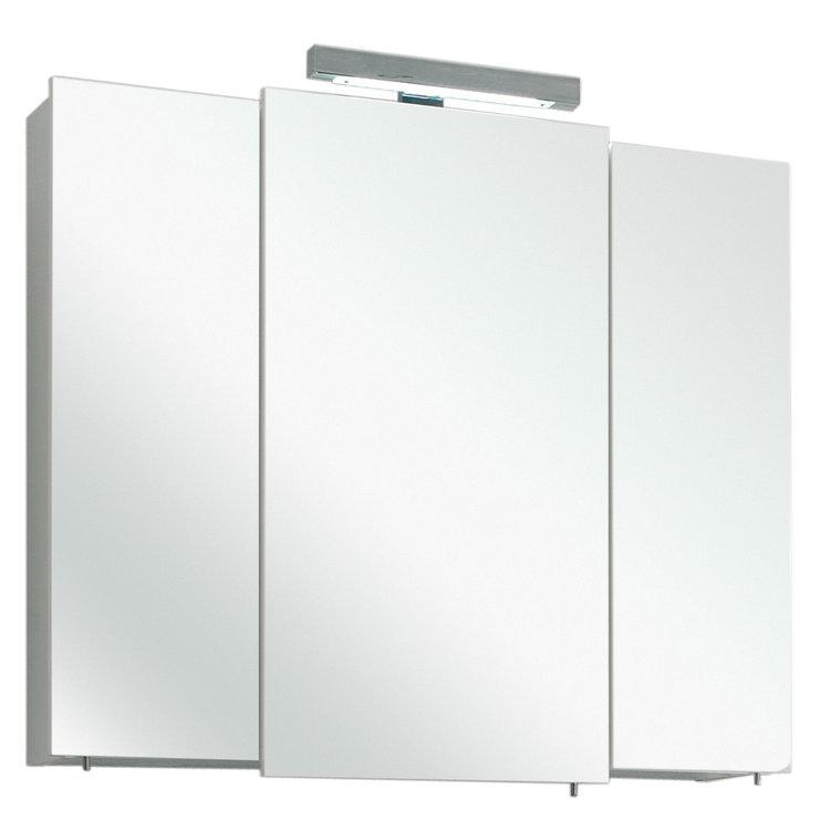 Armoire de toilette 3 portes miroir avec éclairage