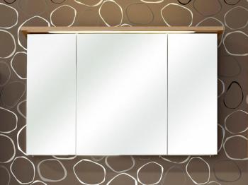 Armoire de toilette portes miroir avec éclairage L