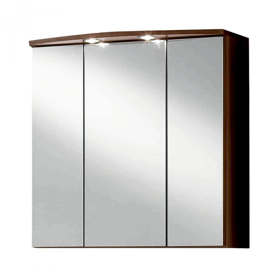 Armoire à glasse 3D Well-ness - Chêne foncé Armoire à glasse 3D Well-ness
