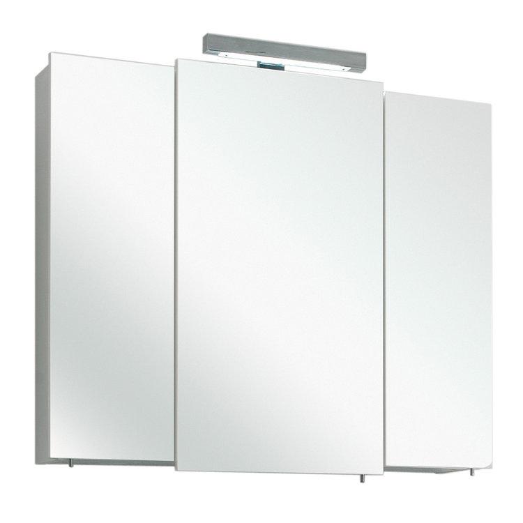 Armoire de toilette 3 portes miroir avec éclairage