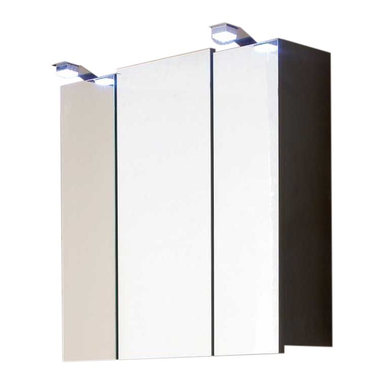 Armoire à glace Tara - Anthracite - Avec lampes à LED Armoire à glace Tara - Anthracite