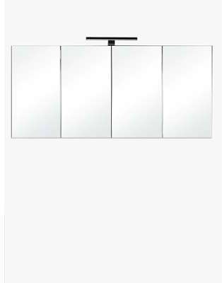 Meuble salle de bain haut aquasun 4 miroirs avec eclairage Meuble salle de bain haut