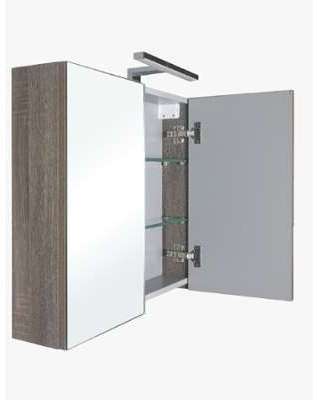 Meuble salle de bain haut aquasun 2 miroirs avec eclairage Meuble salle de bain haut