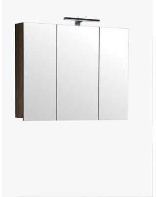 Meuble salle de bain haut aqualuna 3 miroirs avec eclairage Meuble salle de bain haut