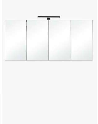 Meuble salle de bain haut aquazur 4 miroirs avec eclairage Meuble salle de bain haut