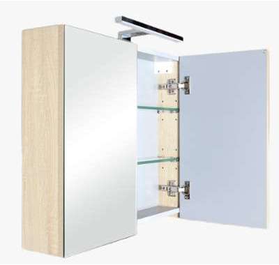 Meuble salle de bain haut aquazur 2 miroirs avec eclairage Meuble salle de bain haut