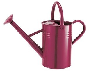 Arrosoir acier galvanisé METAL 4,5L bordeaux