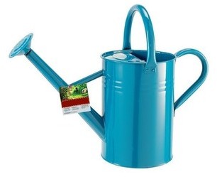 Arrosoir acier galvanisé METAL 4,5L bleu