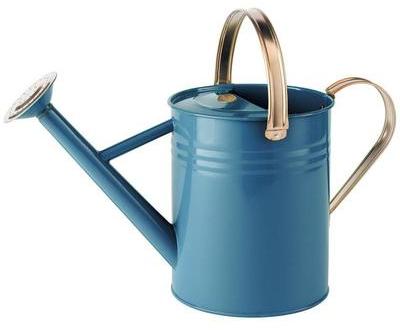 Arrosoir en acier galvanisé 4,5 litres Bleu canard