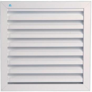 Grille daération aluminium blanc - 300 x 300 mm -
