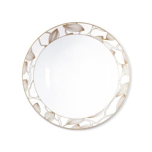Assiette creuse en porcelaine 19cm - Lot de 6