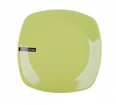 Lot 6 Assiette Carrée Vert Anis 27 x 27 cm - Lot 6