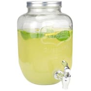 Distributeur Drinking Jar en verre 4 Litres Couleu