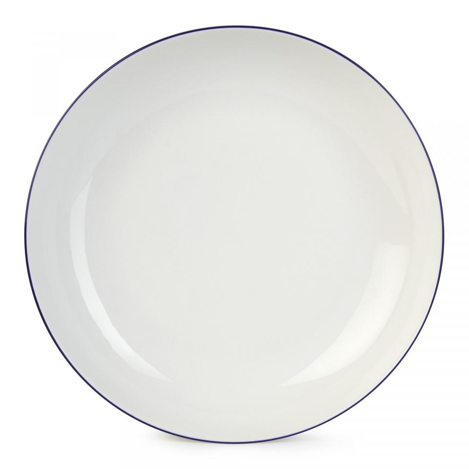 Home vaisselle Assiette creuse en porcelaine liser