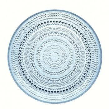 Kastehelmi - Assiette plate - bleu clair/Ø24.8cm