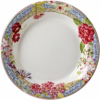 Assiette creuse en faïence Millefleurs (lot de 4)