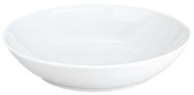 Assiette calotte / creuse 26cm blanche en porcelai