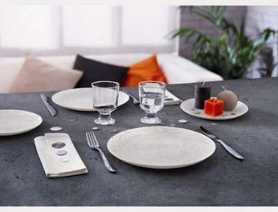 Lot de 6 assiettes plates STONEMANIA LUMINARC