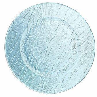Assiette transparente ronde 32cm - Minerali - Arco