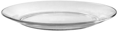 Assiette plate ronde en verre 23,5 cm - lot de 6 -