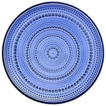 Kastehelmi - Assiette plate - ultramarin/Ø24.8cm/n