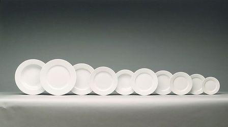 Assiette plate ronde blanche 27cm - Elegance - Sar