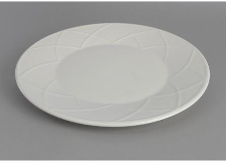 Assiette plate Seville blanche
