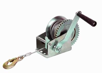 Treuil manuel de halage cable acier de 10m charge