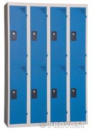 Armoire vestiaire multicases 1 colonne 2 cases mon