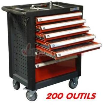 Servante datelier complète AVANT avec outillage
