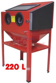 Cabine de sablage / sableuse - 220 L