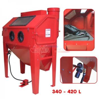 Cabine de sablage / sableuse 340/420 L