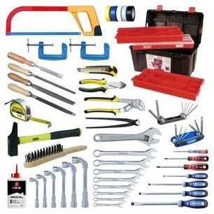 Caisse à outils - 56 pièces
