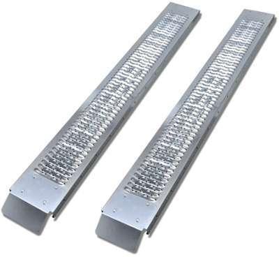 VidaXL Lot de 2 rampes chargement en acier 450 kg