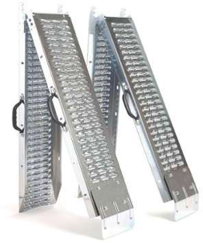 Set de 2 rampes pliables galvanisées spécial charg