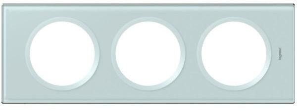 Plaque Matière Verre kaolin 3 postes Céliane - Leg