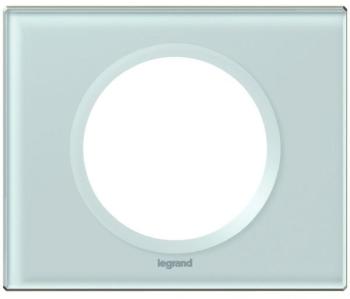 Plaque Matière Verre kaolin 1 poste Céliane - Legr