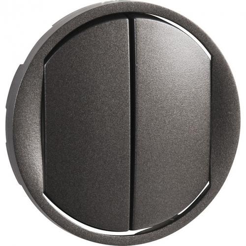 Enjoliveur Graphite - Interrupteur double - Célian
