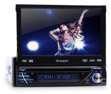 Auna MVD-260 Autoradio DVD USB SD AUX MP3 A/V Blue