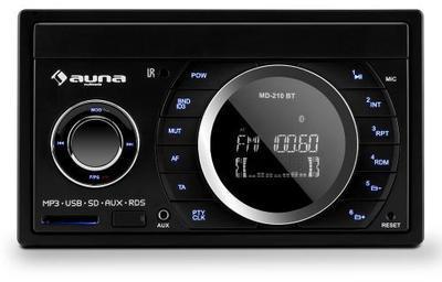 Auna MD-210 BT Autoradio RDS Bluetooth FM 2 DIN 4