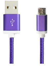 Câble chargeur tressé USB micro USB pour smartphone Câble chargeur tressé USB