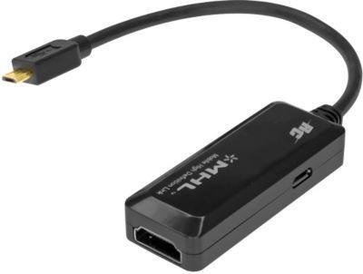 Adaptateur MHL Real Cable MHL HDMI F Adaptateur MHL Real Cable