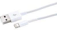 Câble Lightning MFI vers USB (1m) - Blanc