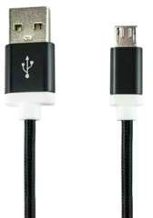 Câble chargeur tressé USB micro USB pour smartphone Câble chargeur tressé USB