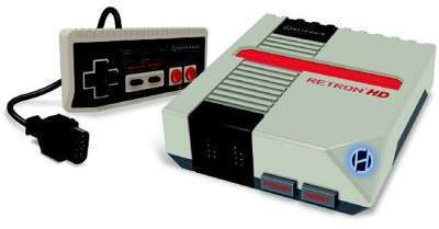 Console rétro Hyperkin Retron 5 HD grise Console rétro Hyperkin Retron