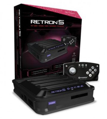 Console rétro E-Concept Retron 5 noire
