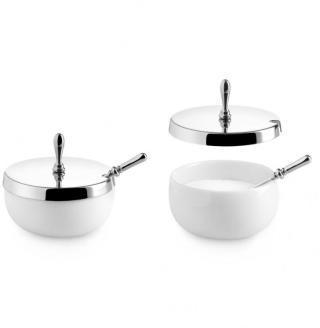 Dressed - Sucrier - blanc/porcelaine/Ø 9cm/avec cu