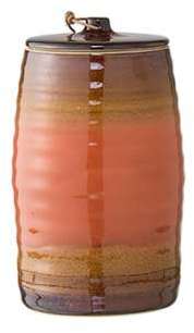Tulum - Récipient avec couvercle - orange 12xH20 cm Tulum - Récipient avec couvercle
