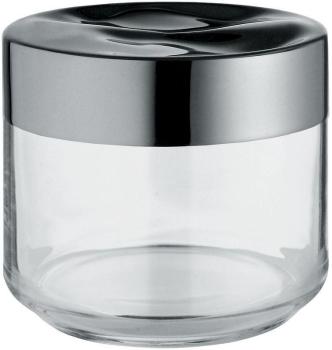 Julieta - Pot hermétique - transparent, inox/Taill