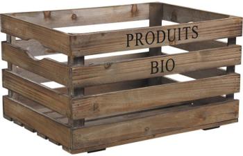 Caisse en bois Produits bio Caisse en bois Produits bio